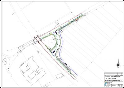 Verbreiterung Rampe Hascherkeller St2143 / B299 in Ergolding